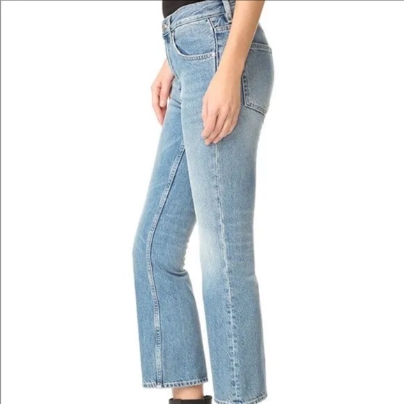 IRO Freya Womens Designer Jeans Cropped Flare Denim Size 26 NWT - Picture 7 of 9